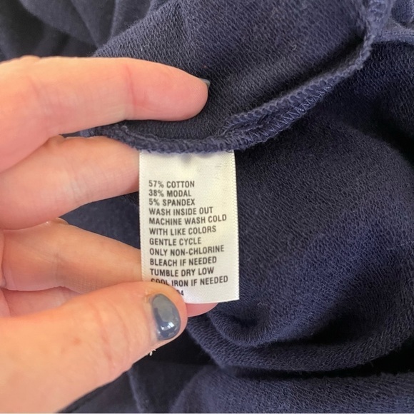 Crown & Ivy USA Floral Flag Long Sleeve Lightweight Sweatshirt Size Small - Picture 10 of 10